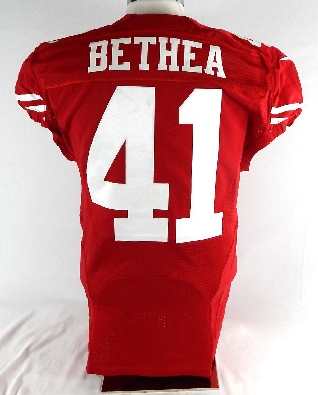 2016 San Francisco 49ers Antoine Bethea #41 Game Issued Red Jersey 42 DP106479 Pic2