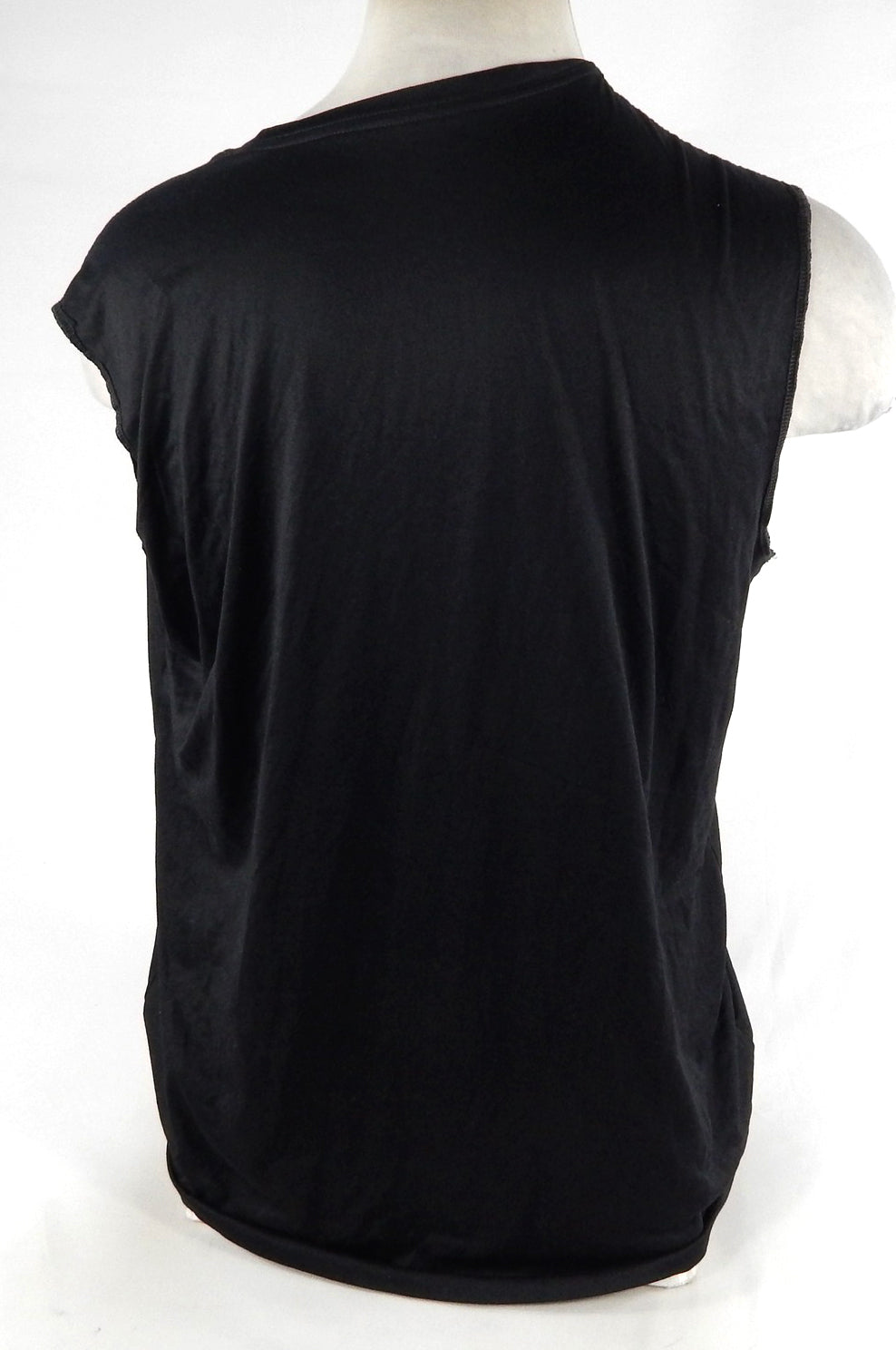 2023-24 Detroit Pistons Simone Fontecchio #19 Game Used Black Tank Top Shirt XL6 Pic2
