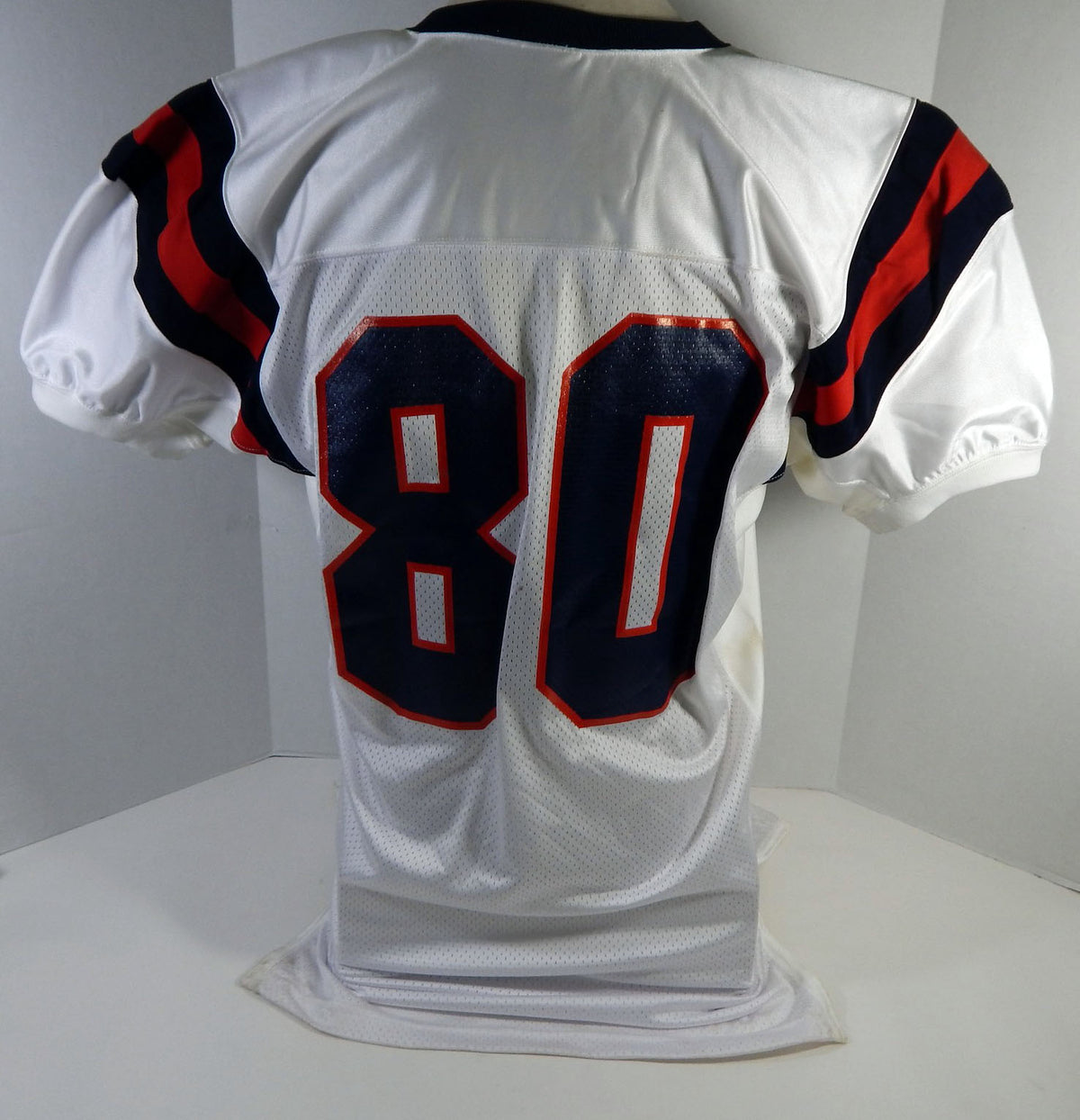 2002-05 Ole Miss Rebels #80 Game Issued White Jersey LT DP17024