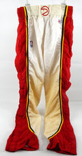 1992-93 Atlanta Hawks Paul Graham #25 Game Used White Warm Up Pants 36 936