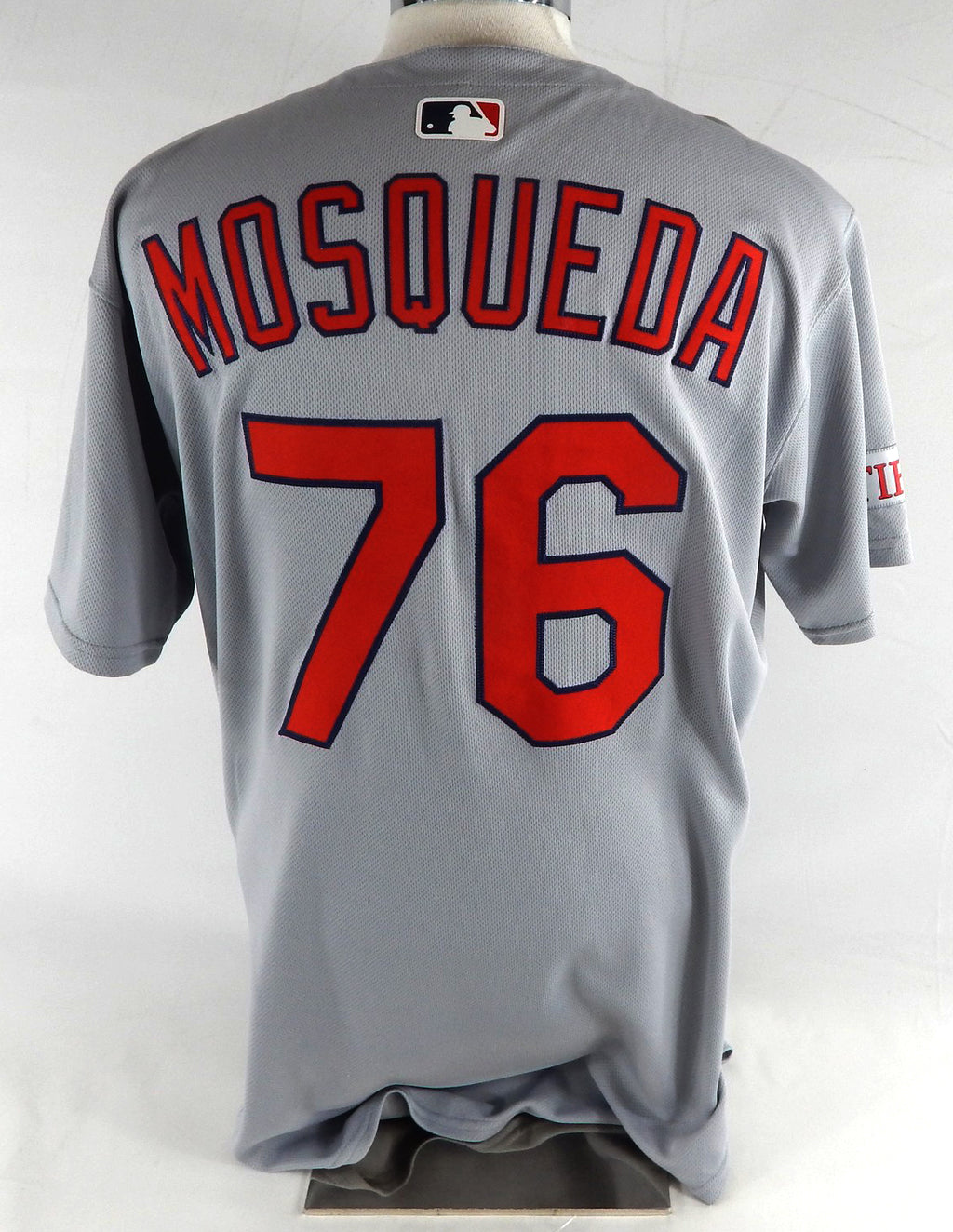 2025 St Louis Cardinals Oddanier Mosqueda #76 Game Issued Pos Used Grey Jersey 5 Pic2