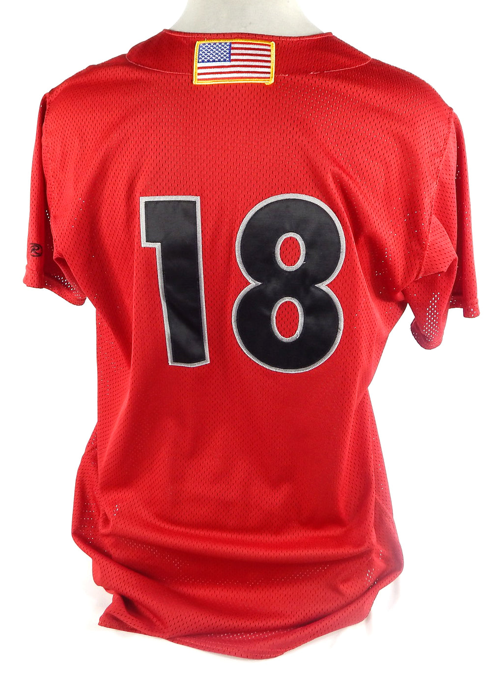Jupiter Hammerheads #18 Game Used Signed Red Jersey 46 DP71791