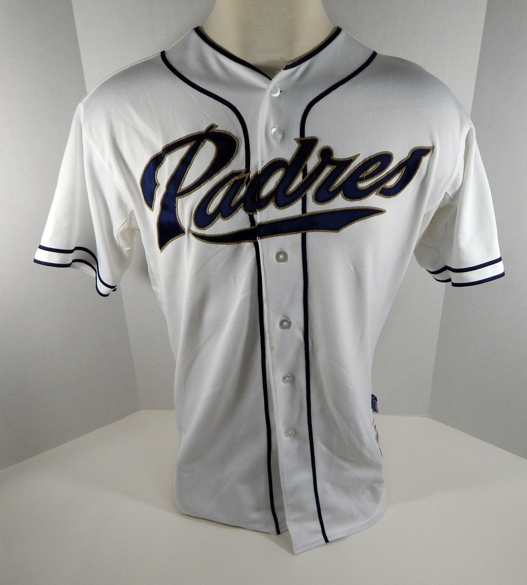 2013 San Diego Padres Rick Renteria #17 Game Used White Jersey Pic2
