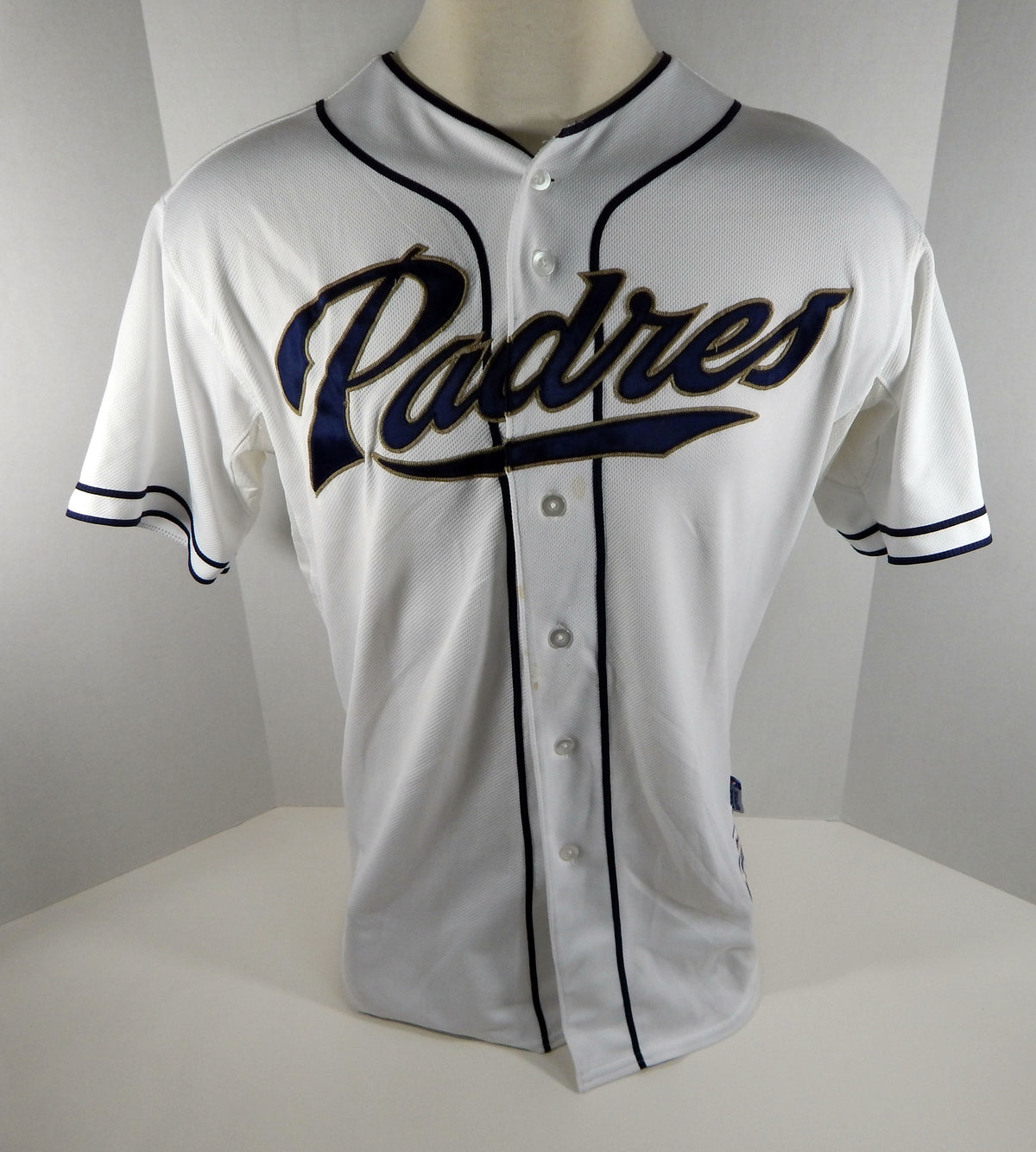 2013 San Diego Padres Rick Renteria #17 Game Used White Jersey Pic2