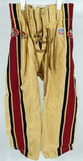 San Francisco 49ers Game Used Gold Pants 30 382