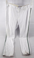 2003 Tampa Bay Devil Rays Game Used White Pants 42 539