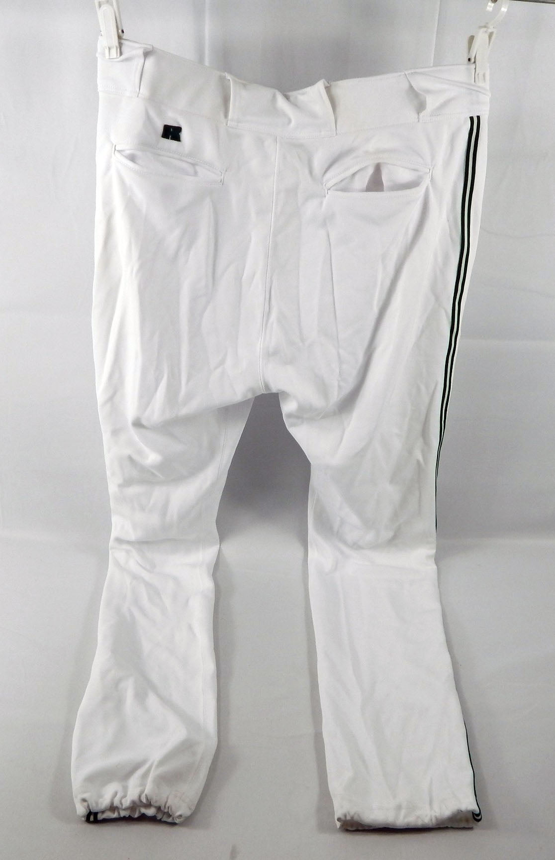 2003 Tampa Bay Devil Rays Game Used White Pants 42 539 Pic2
