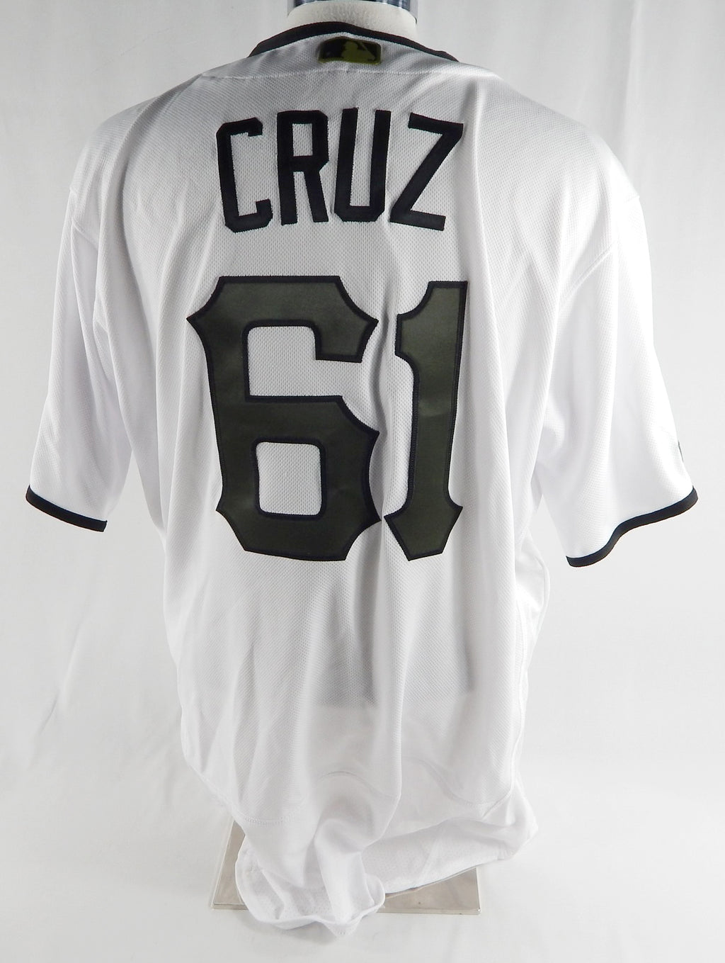 2020 Pittsburgh Pirates Oneil Cruz #61 Game Issued White Jersey Memorial Day 3 Pic2
