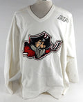 2000-02 Portland Pirates Siklenka #23 Game Used White Practice Jersey 56 868