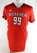 2023 Texas Tech Red Raiders #99 Game Used Red Jersey Womens Soccer L 227