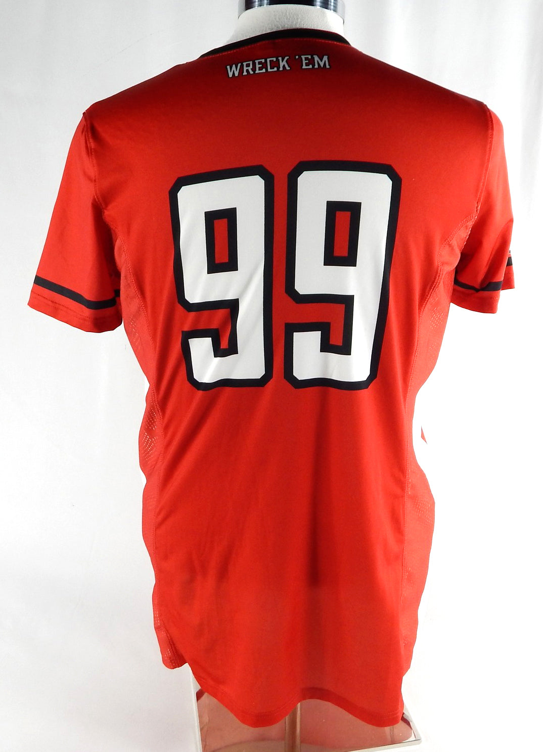 2023 Texas Tech Red Raiders #99 Game Used Red Jersey Womens Soccer L 227 Pic2