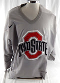 Ohio State Buckeyes #26 Game Used Grey Practice Jersey Hockey 54 064