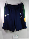 2019-20 Utah Jazz George Niang #31 Game Issued Navy Practice Shorts XL DP20570