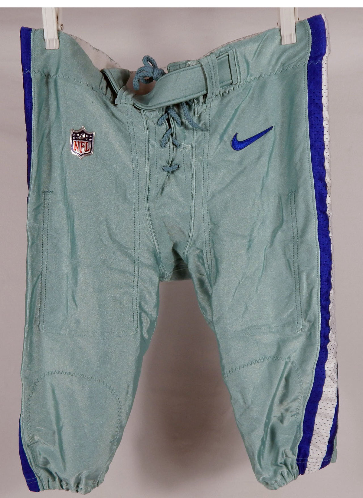 2014 Dallas Cowboys Terrell McClain #97 Game Used Grey Seafoam Pants 44 DP91389