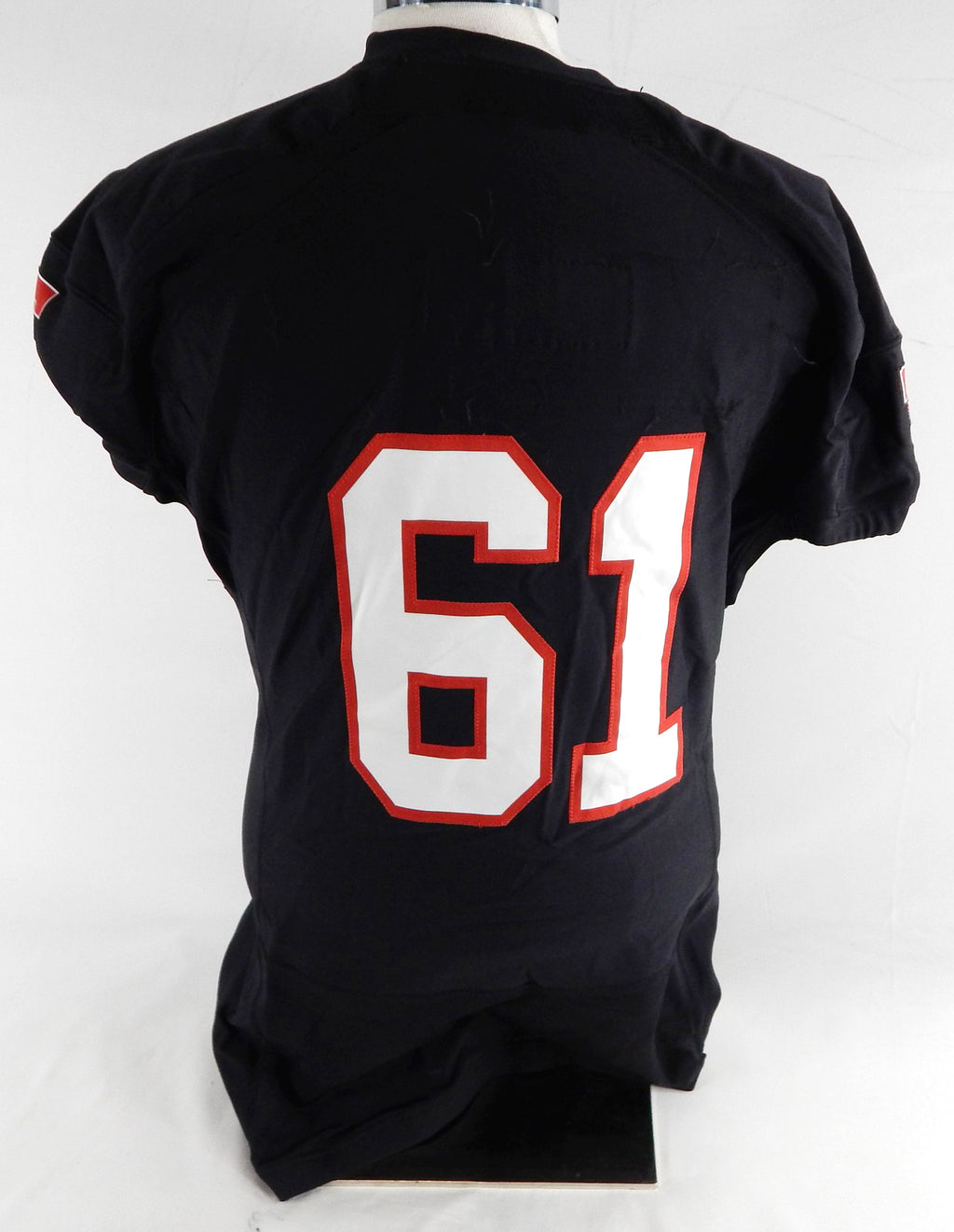 2014 Texas Tech Red Raiders #61 Game Used Black Jersey Football NP Rem 50 660 Pic2