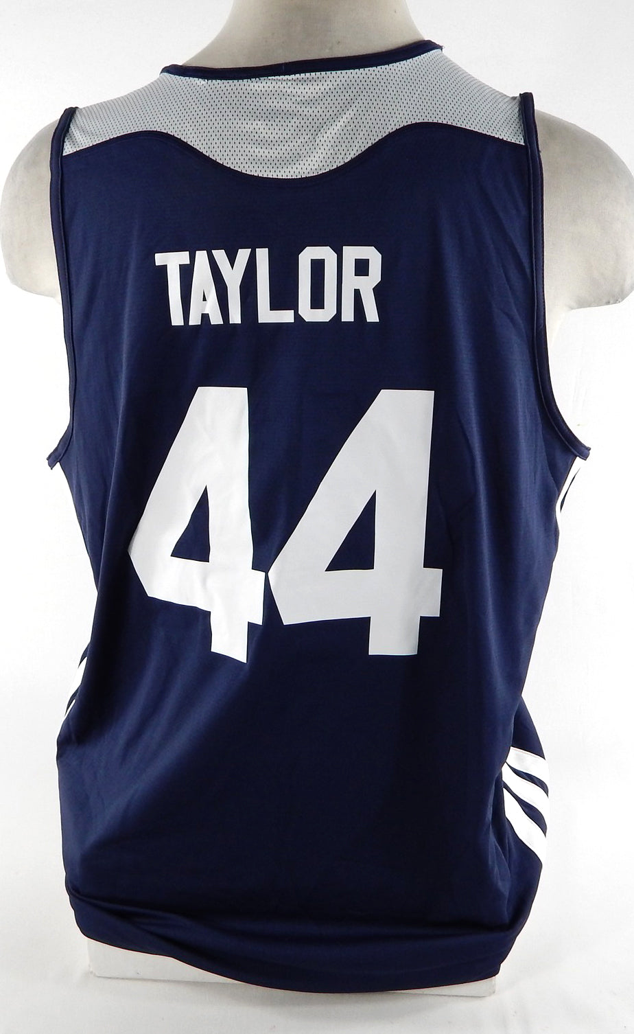 2012-13 Charlotte Bobcats Jeff Taylor #44 Game Used Navy Practice Jersey 2XL 087 Pic2