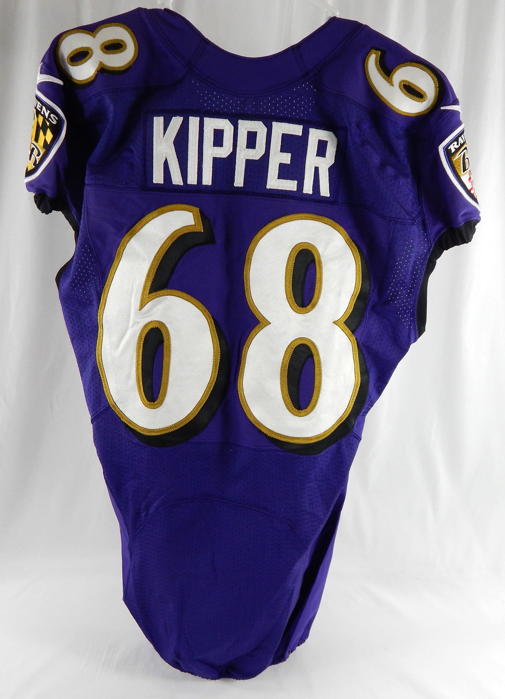 2016 Baltimore Ravens Brandon Kipper #68 Game Used Purple Practice Jersey 44 292 Pic2