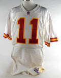 1997 Kansas City Chiefs Elvis Grbac #11 Game Issued White Jersey 46 652