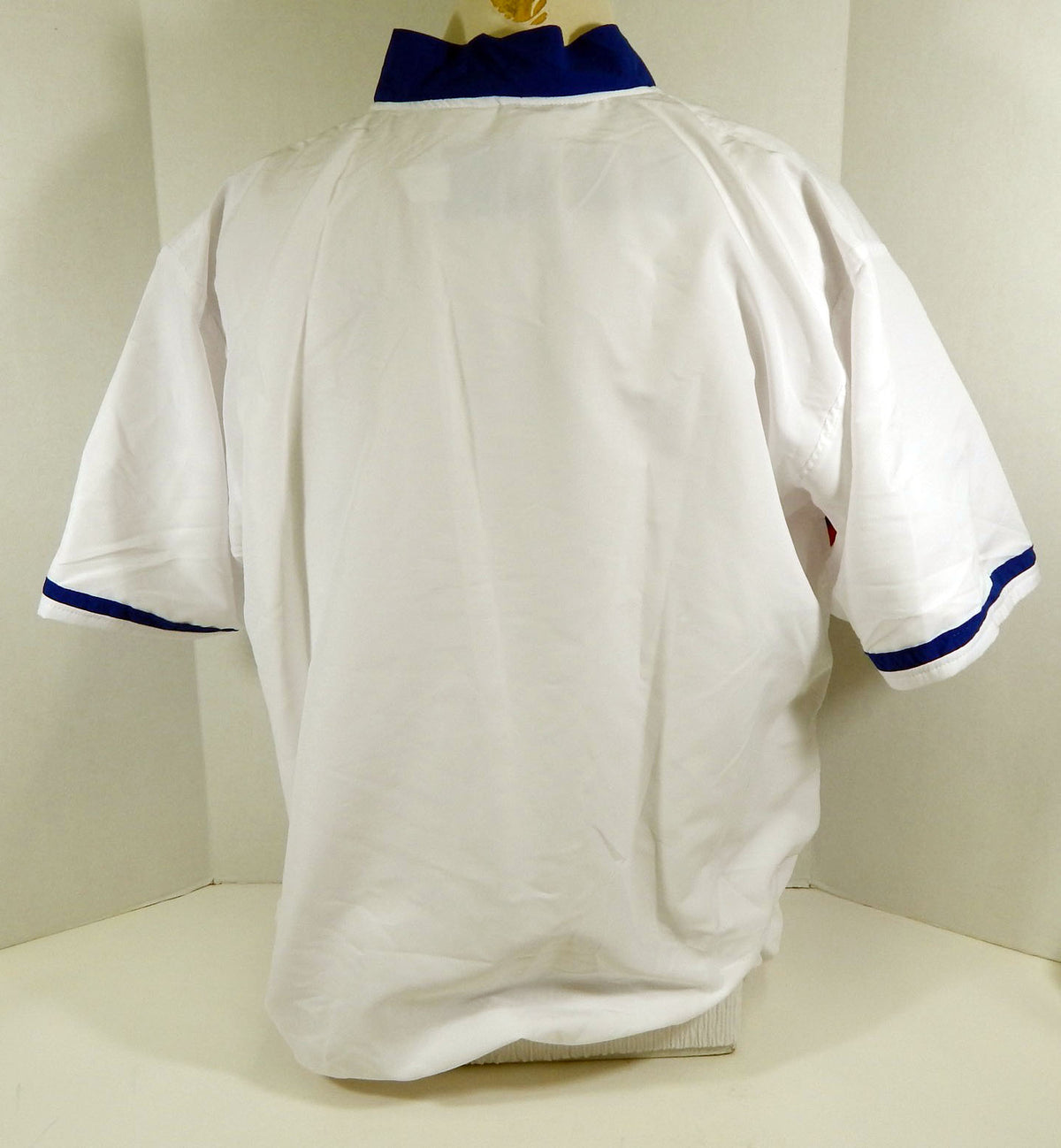 1995-96 Philadelphia 76ers # Game Issued White Game Jacket 52 DP09924 Pic2