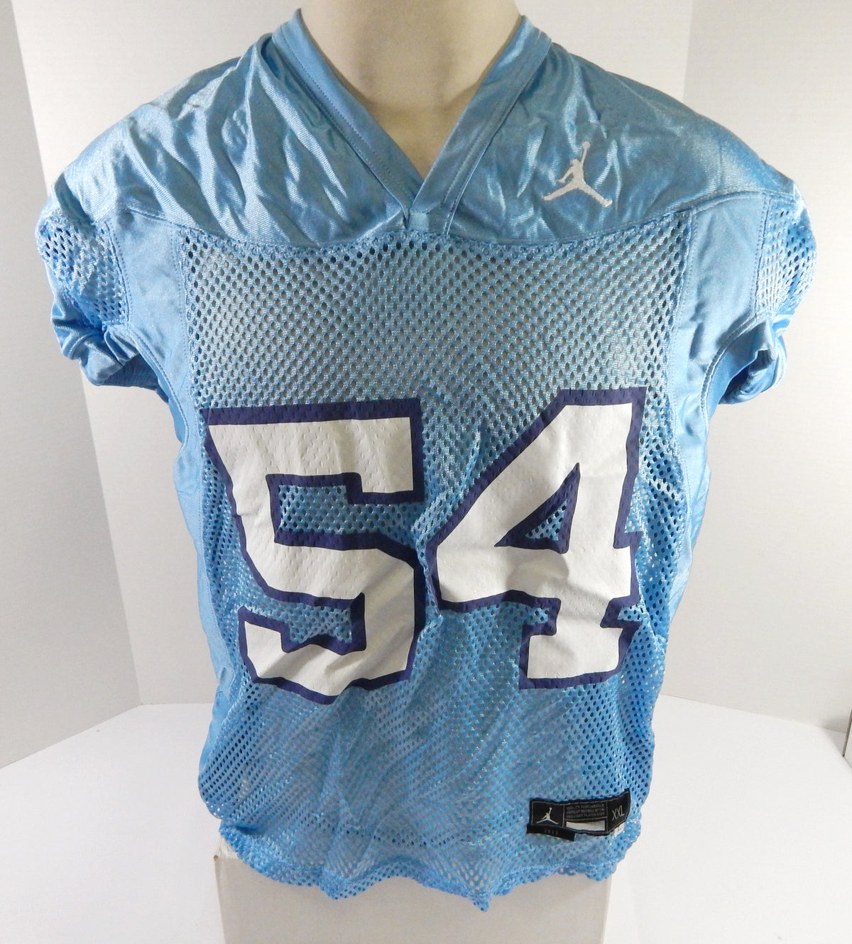 2019 North Carolina Tar Heels UNC Avery Jones #54 Game Used Practice Jersey 4