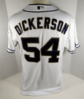 2015 San Diego Padres Alex Dickerson #54 Game Issued White Jersey