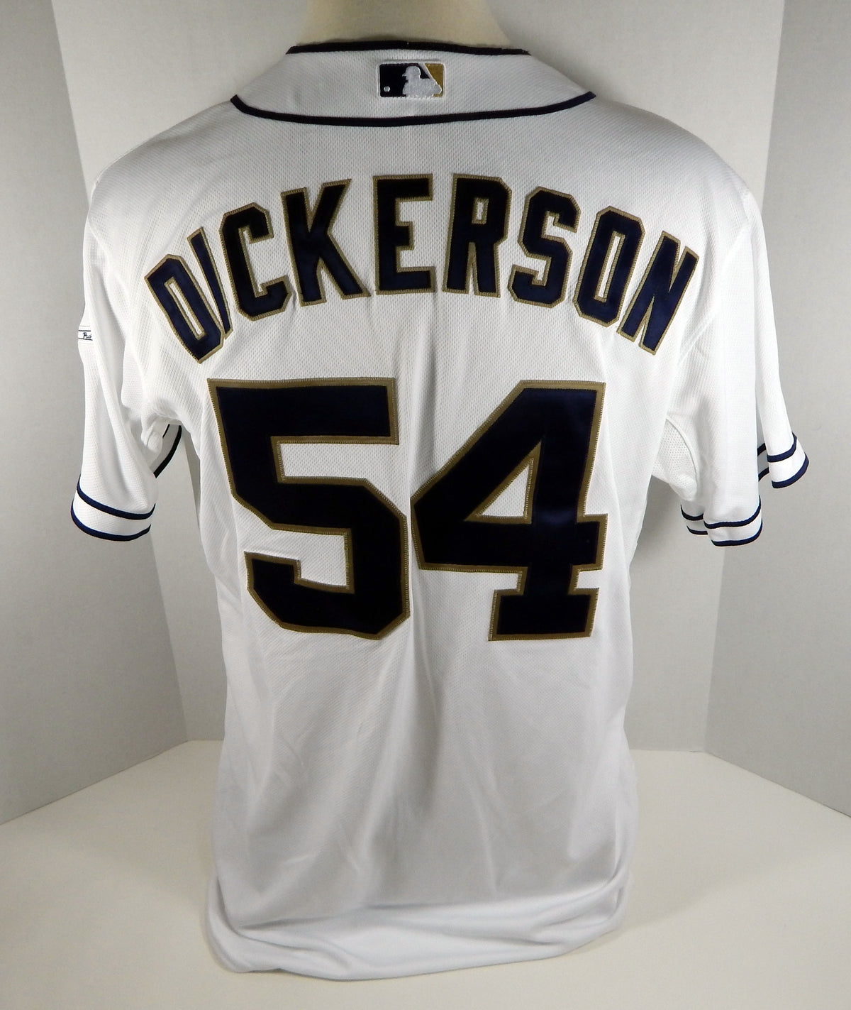 2015 San Diego Padres Alex Dickerson #54 Game Issued White Jersey