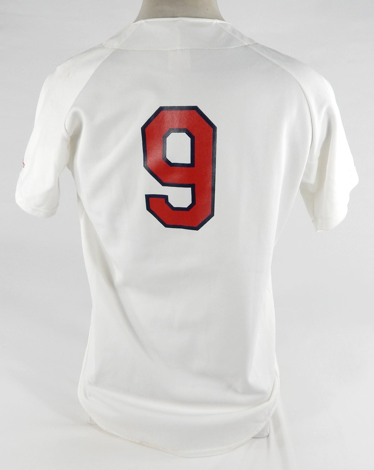 1990s Palm Beach Cardinals #9 Game Used White Jersey 44 DP71797