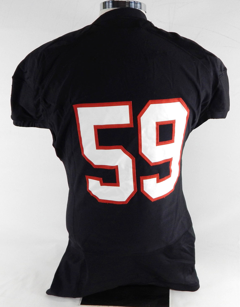 2014 Texas Tech Red Raiders #59 Game Used Black Jersey Football NP Rem 50 662 Pic2