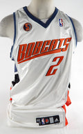 2008-09 Charlotte Bobcats Dontell Jefferson #2 Game Issued White Jersey 5 P 48 0