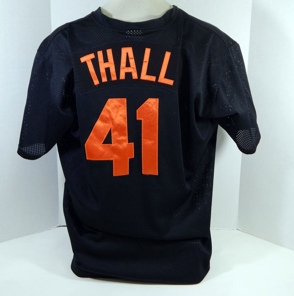 Baltimore Orioles Chad Thall #41 Game Used Black Jersey Spring Training 2XL 31