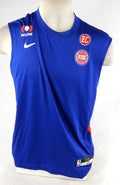 2023-24 Detroit Pistons #14 24 Game Used Blue Tank Top Shirt Earl Cureton P L 7