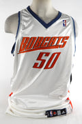 2007-08 Charlotte Bobcats Emeka Okafor #50 Game Used White Jersey 54 093