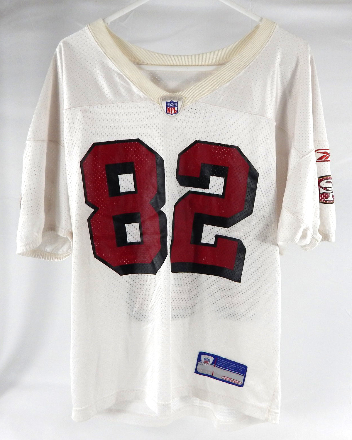 2005 San Francisco 49ers #82 Game Issued White Jersey XL 510