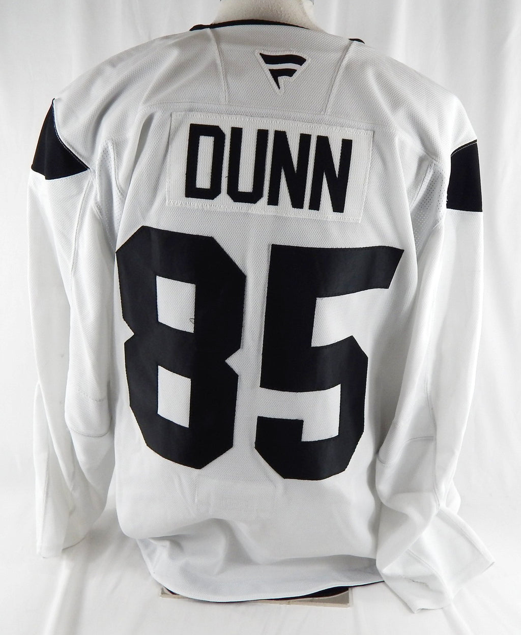 2024-25 Utah Mammoth Coster Dunn #85 Game Used White Practice Jersey Dev Camp 1 Pic2