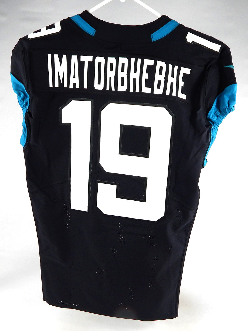 2021 Jacksonville Jaguars Josh Imatorbhebhe #19 Game Issued Black Jersey 40 489