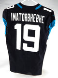 2021 Jacksonville Jaguars Josh Imatorbhebhe #19 Game Issued Black Jersey 40 489