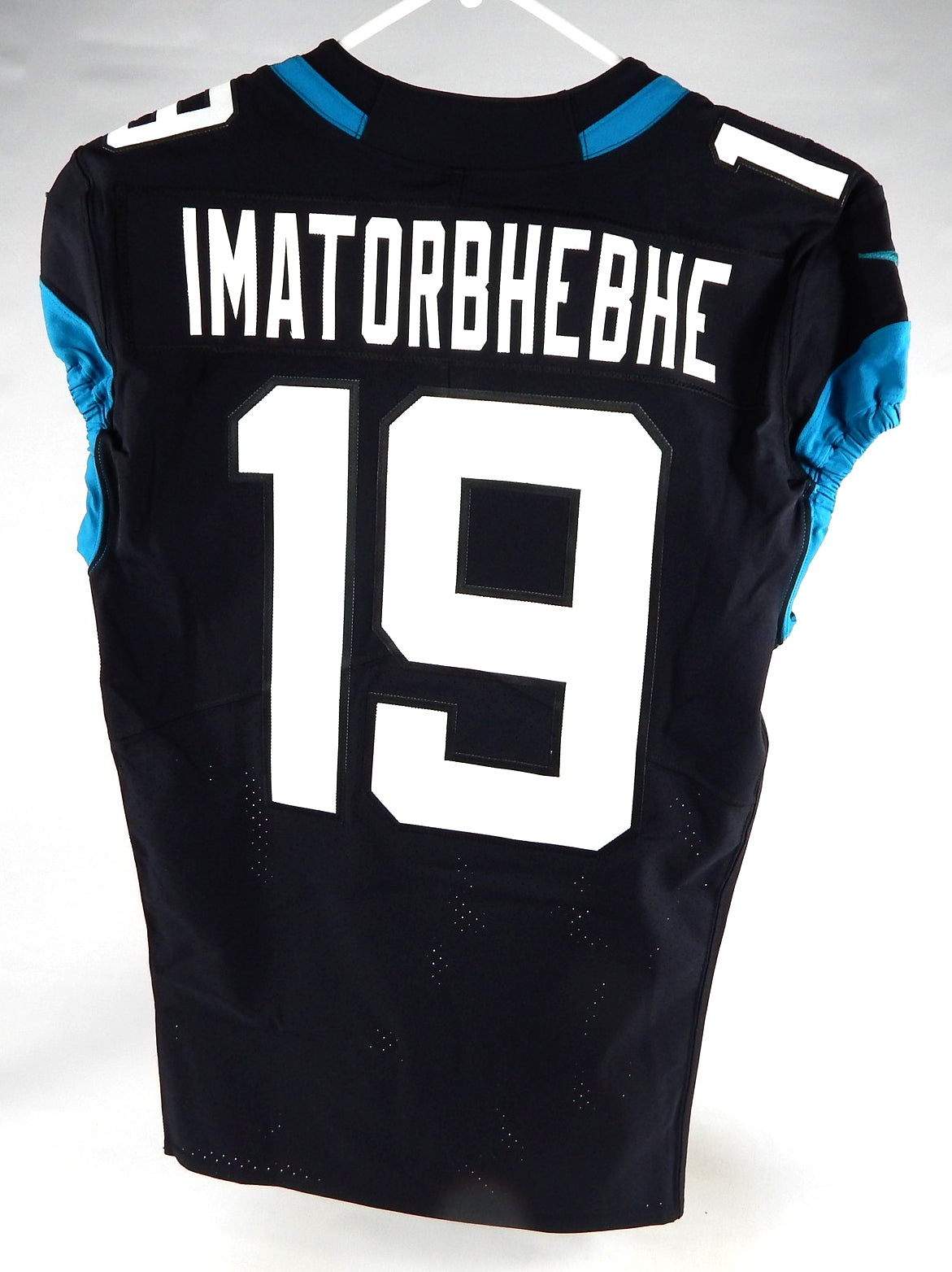 2021 Jacksonville Jaguars Josh Imatorbhebhe #19 Game Issued Black Jersey 40 489