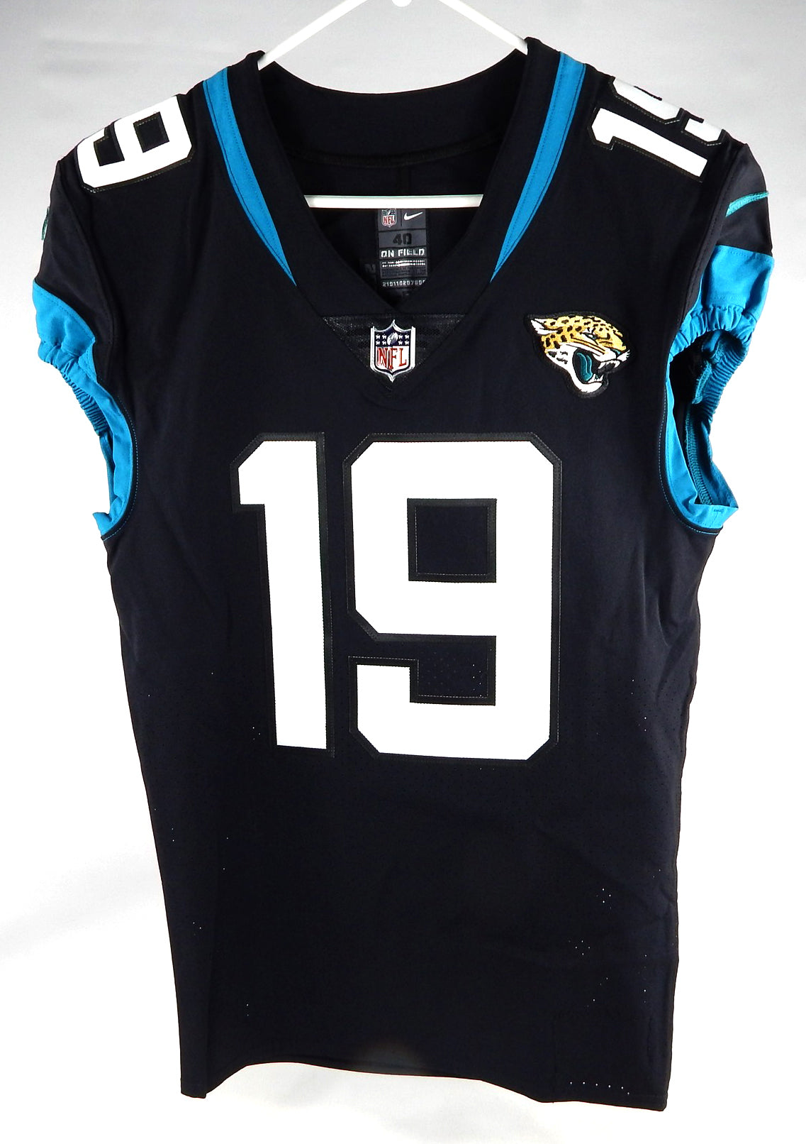 2021 Jacksonville Jaguars Josh Imatorbhebhe #19 Game Issued Black Jersey 40 489 Pic2