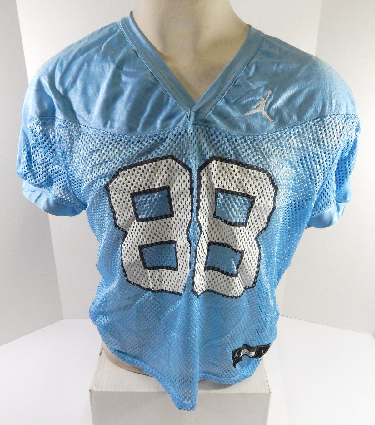 2019 North Carolina Tar Heels Kamari Morales #88 Game Used Blue Practice Jersey