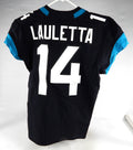 2019 Jacksonville Jaguars Kyle Lauletta #14 Game Issued Black Jersey 44 DP74490