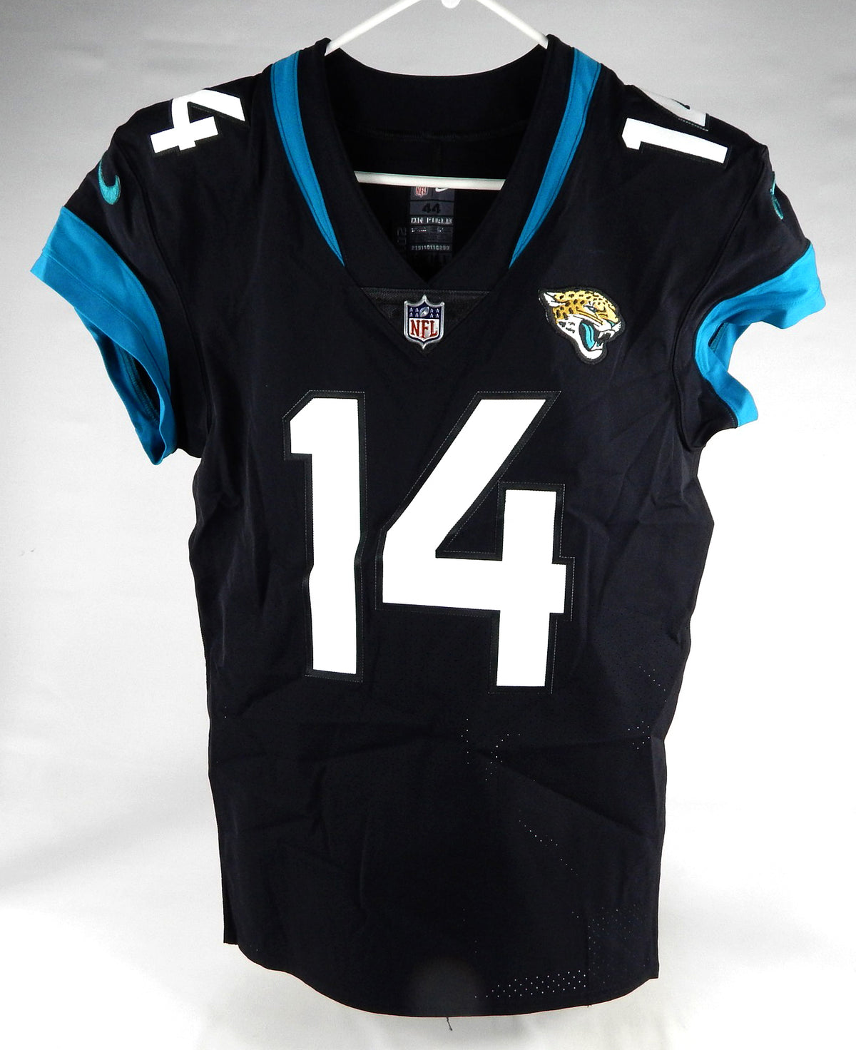 2019 Jacksonville Jaguars Kyle Lauletta #14 Game Issued Black Jersey 44 DP74490 Pic2