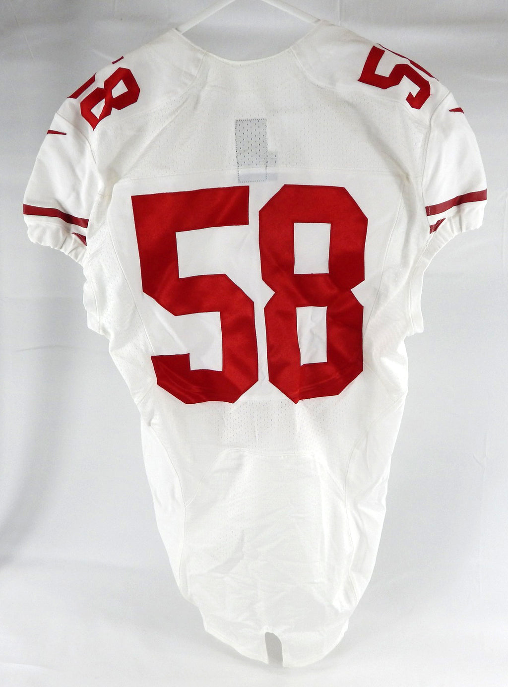 2013 San Francisco 49ers #58 Game Issued White Jersey 42 512 Pic2