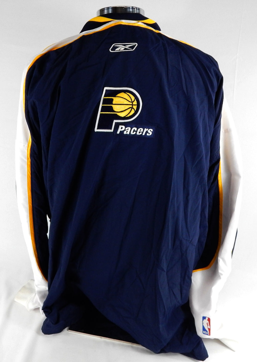 Indiana Pacers Game Issued Navy Warm Up Jacket 50 875 Pic2