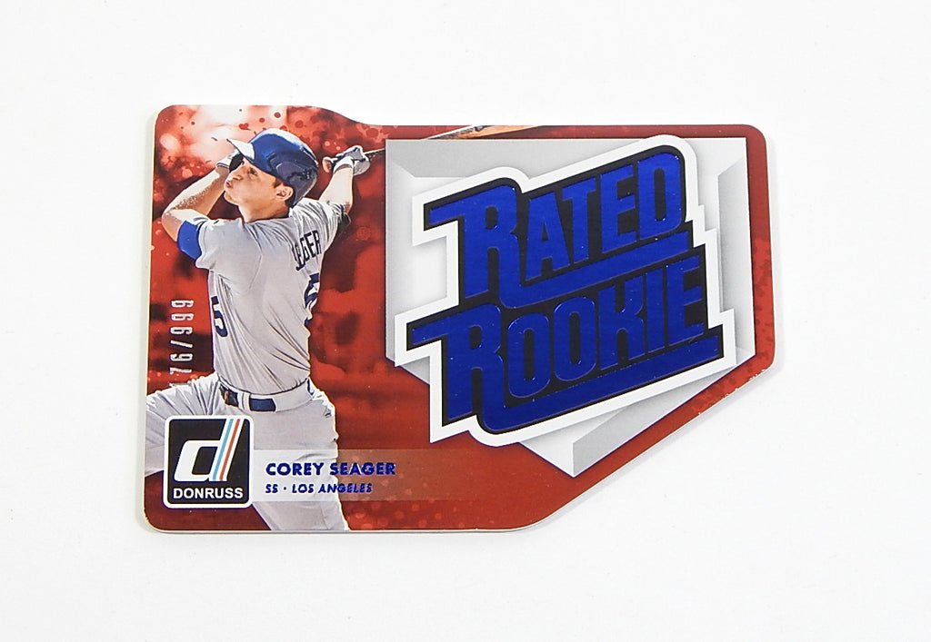 2016 Donruss Rated Rookies Die-Cut Blue Corey Seager RC #RRDC4 #'d /999