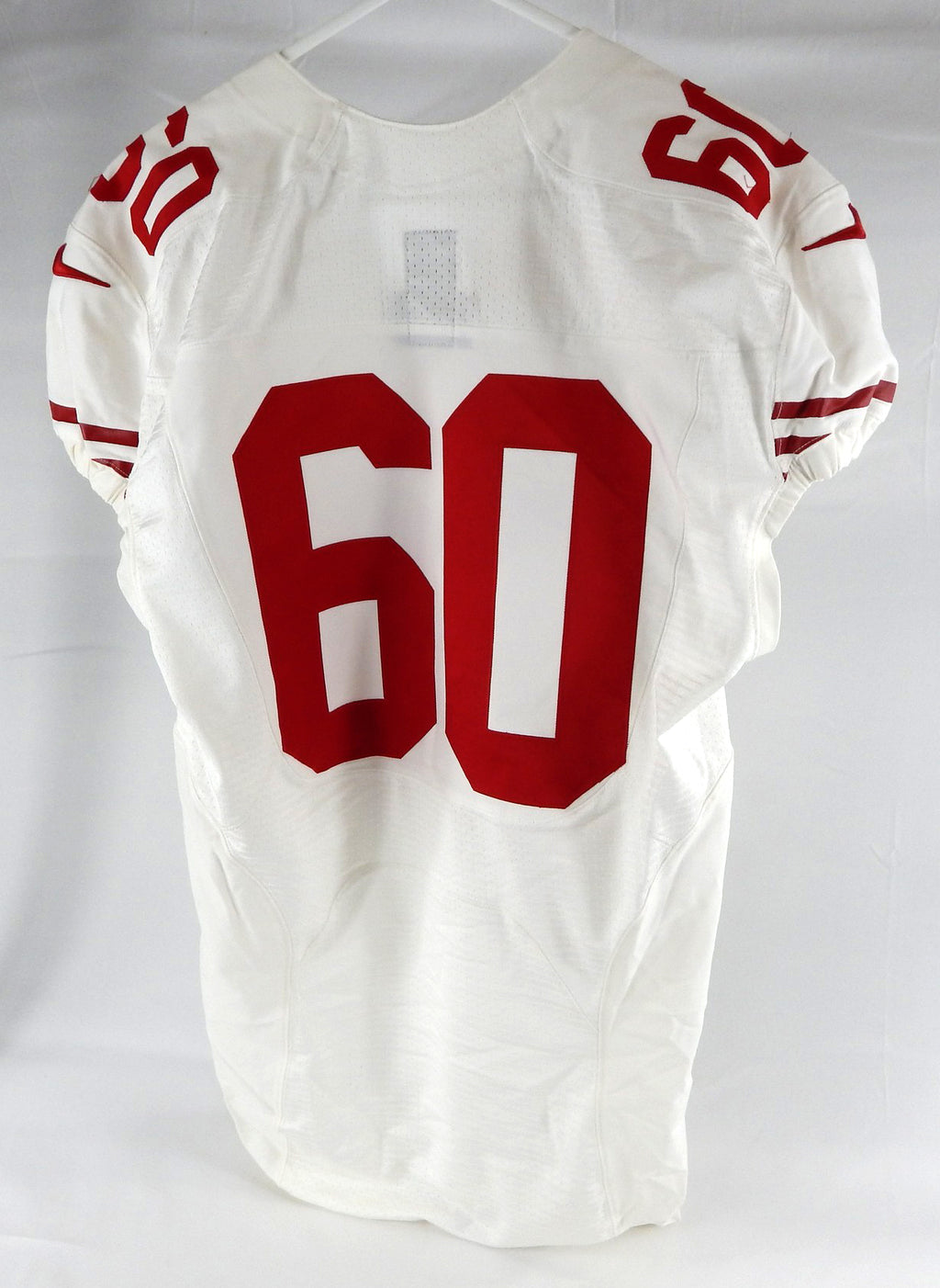 2012 San Francisco 49ers #60 Game Issued White Jersey 46 514 Pic2