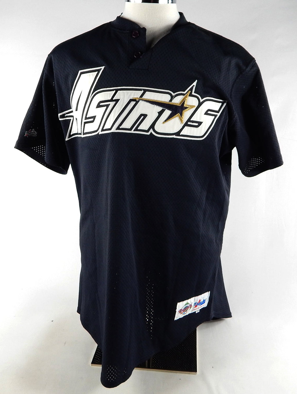 1990s Houston Astros #74 Game Used Black Jersey NP Rem 46 105
