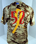 2011 Clearwater Threshers #52 Game Issued Brown Camo Jersey Miltary Night 48 6