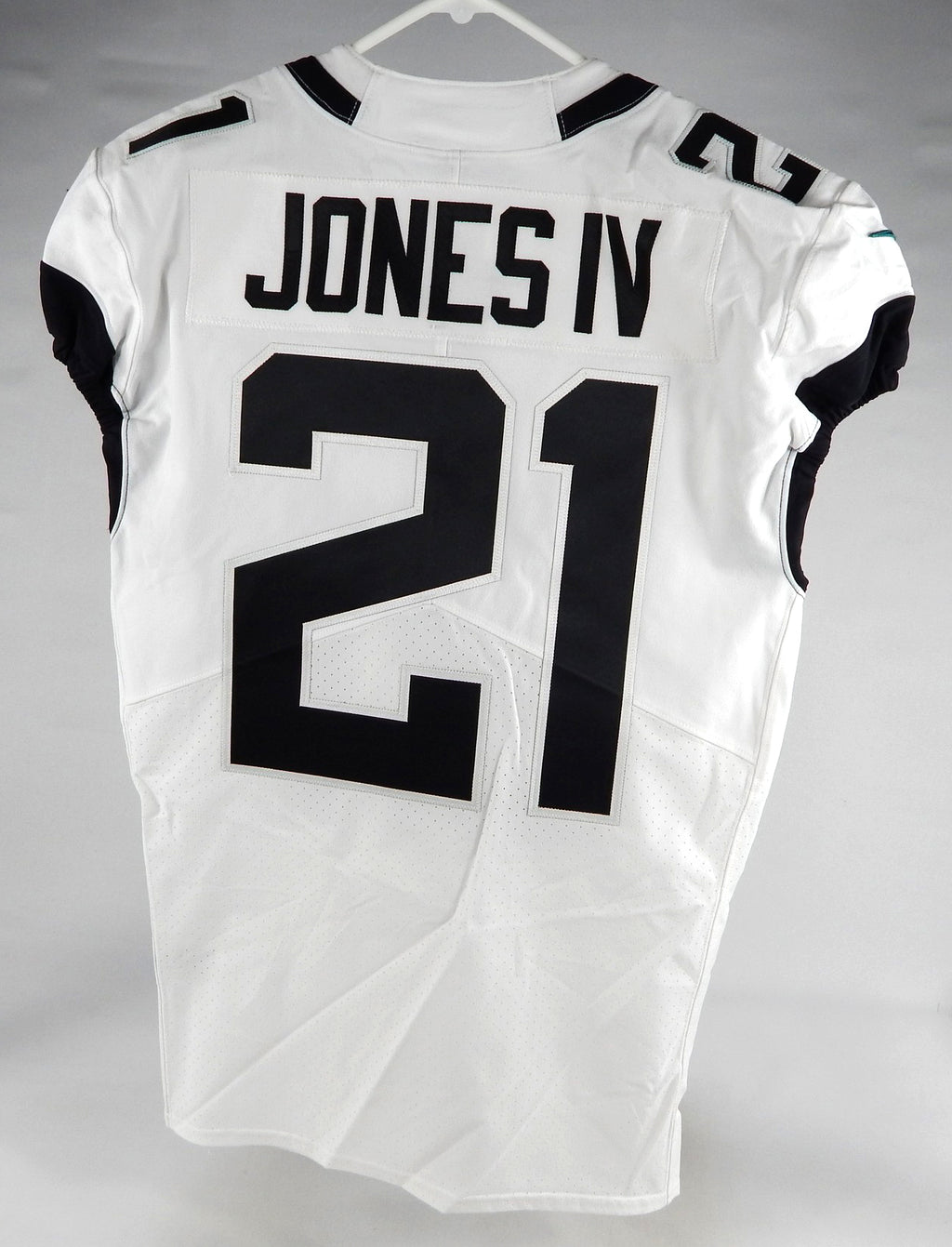 2021 Jacksonville Jaguars Sydney Jones IV #21 Game Issued White Jersey 5