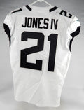 2021 Jacksonville Jaguars Sydney Jones IV #21 Game Issued White Jersey 5