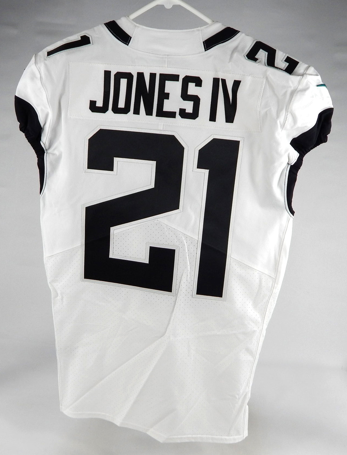 2021 Jacksonville Jaguars Sydney Jones IV #21 Game Issued White Jersey 5
